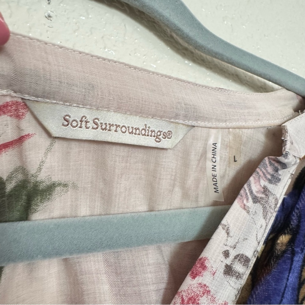 Soft Surroundings Floral Tunic Mixed Media - Picture 5 of 7